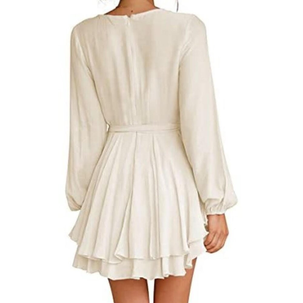 Albe Rita Women's Skater Dress White Size S